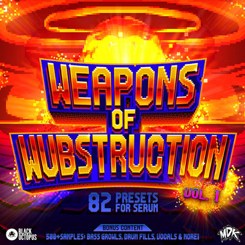 1918 black octopus sound mdk weapons of wubstruction volume 1 artwork 800